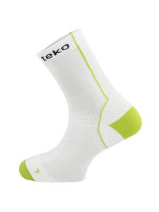 Teko Off Road Running White/Firefly Socks